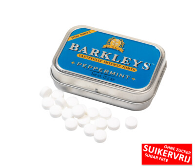 Barkleys Mini Mints Peppermint Sugarfree 1 x 15 gr. Scharfe Pastillen 