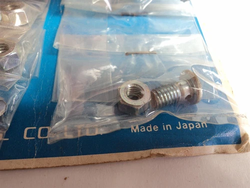 VTG Shimano Front Derailleurs Cable Fixing Stop Bolt Set - NOS