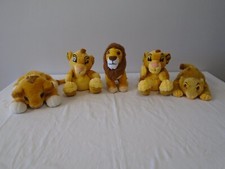 Lot of 5 Vintage Disney s Lion King Plush  Mattel  Applause 1994 