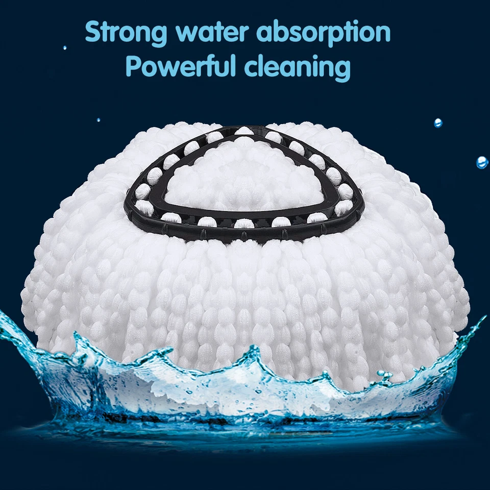 Replacement Microfiber Mop Head Easy Clean Wring Refill For O-Cedar Spin Mop - Image 3 of 4