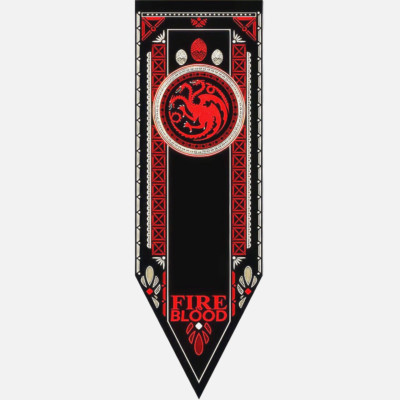 game thrones decoration - bannière de maison game thrones Bolton 125X70CM