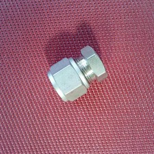 SSP® 1/2"(0.50) OD TUBE CAP w/ Nut & Ferrules Instrument 316 Stainless Steel