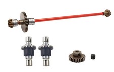 RC Car Upgrade Metal Differential Gear And Drive Shaft Set For WLToys144001 1:14