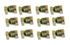 Fruit and Produce Crates BULK PACK of 12 with Produce Painted N Scale