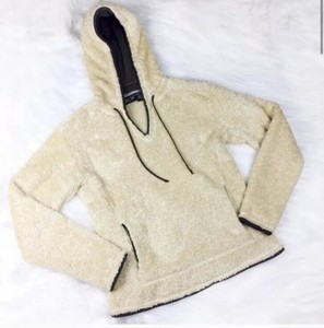 brown fuzzy sweatshirt