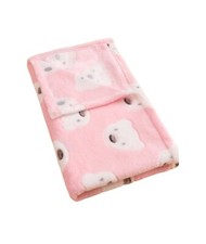 Baby Warm Plush Swaddle Blankets, Various Patterns And Colors 31.5 x 39.4 Inch