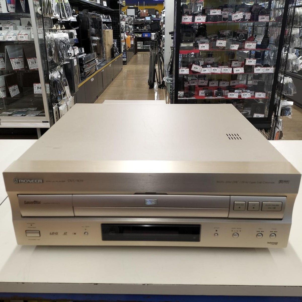 送料込】【再生テストOK】Pioneer DVL-909 DVDプレーヤー