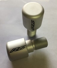 EBEY2 Coppia Pesi Stabilizzatori Manubrio Motrax Silver Adattabili Yamaha R6 