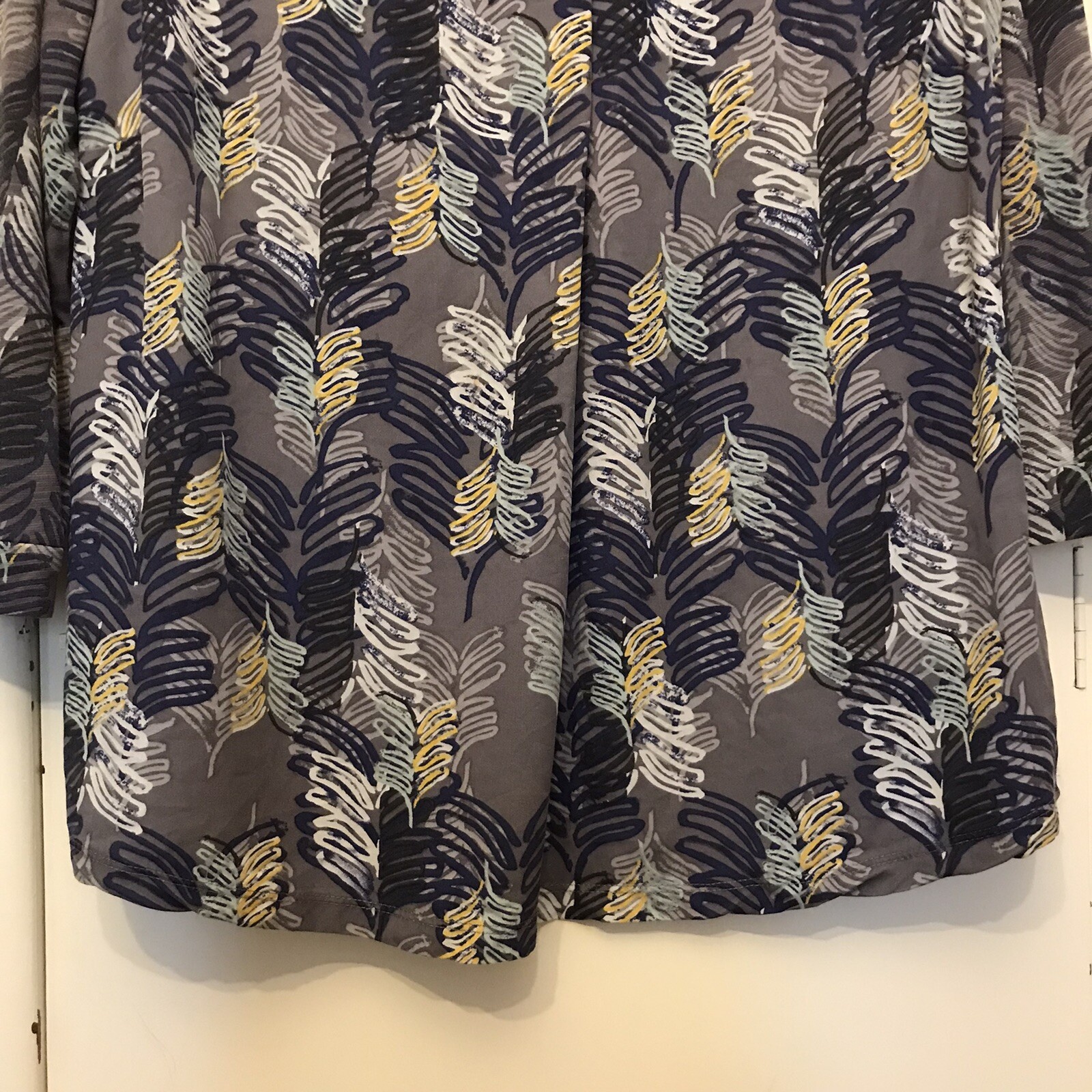 White Stuff Size 10 Multicoloured Patterned Top - image 3