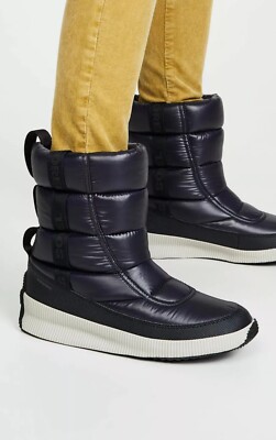 Sorel Out N About Waterproof Mid Pull On Puffy Winter Boots Size