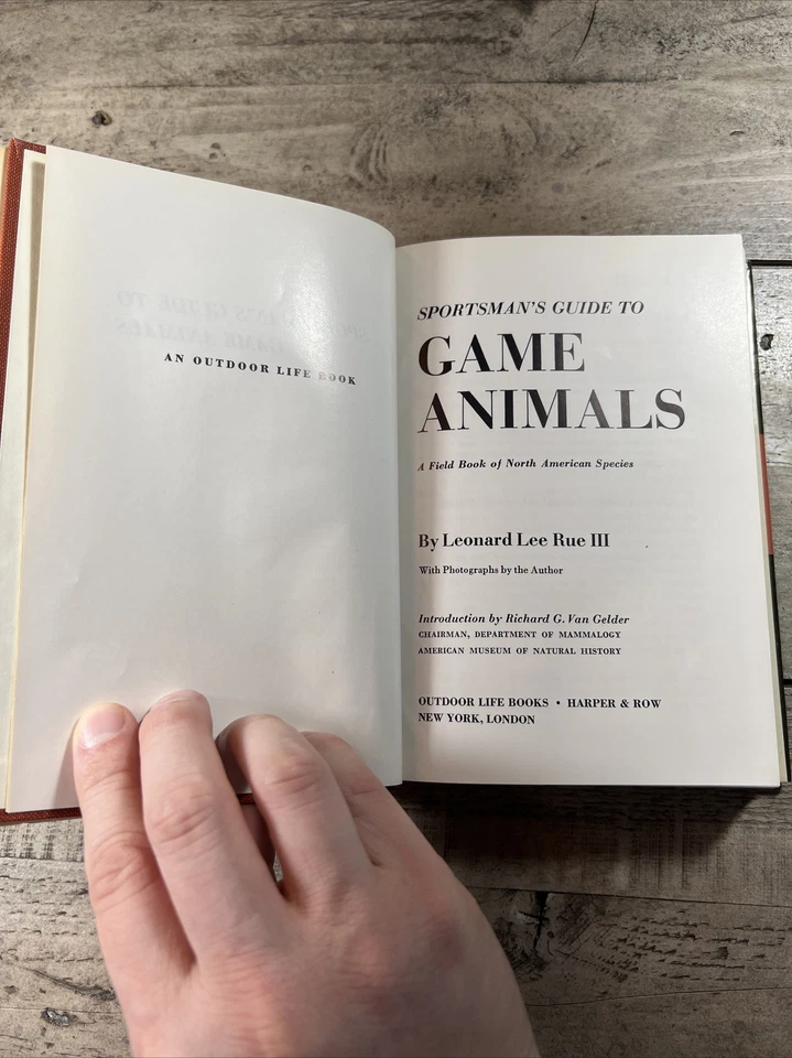 1968 Vintage Illustrated Sport Hunting Guide "Game Animals" North America - Image 4 of 4