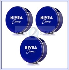 3x Nivea Moisturising Body Creme Blue Tin Cream Germany - 250ml