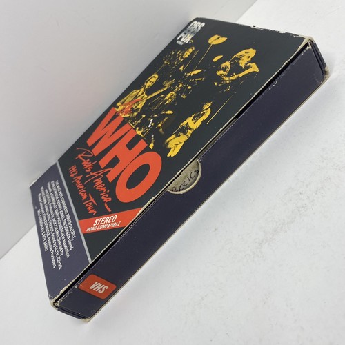 The Who Rocks America 1982 American Tour VHS - siehe Bilder - Bild 8 von 9