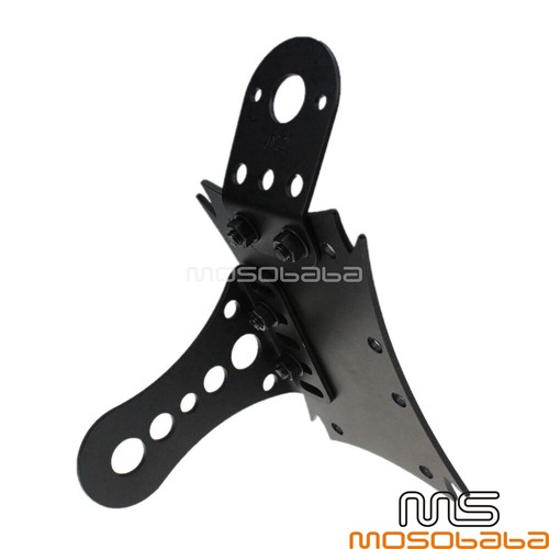 Motorcycle 3/4” Axle Side Mount License Plate Bracket Frame For Chopper Bobber - Bild 5 von 9