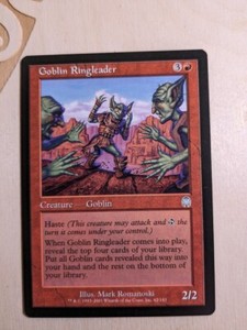 MTG - Goblin Ringleader - Apocalypse - Uncommon - Red - Goblin - Excellent / NM