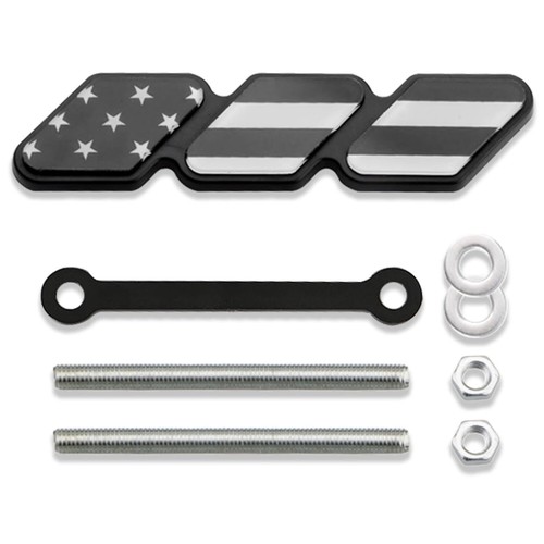 For Toyota Tundra Accessories Tri-color US Flag Front Grille Cover Badge Emblem - Bild 8 von 12