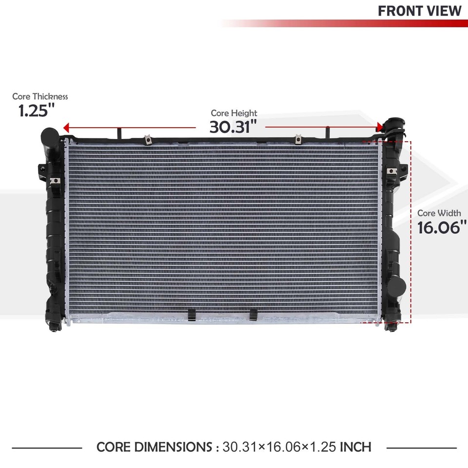 Radiator FOR 20052007 Dodge Grand Caravan Chrysler Town & Country 2795