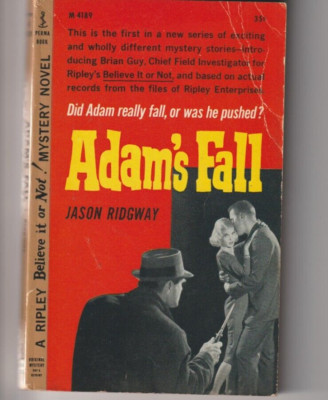 Adam's Fall 4189 Perma 1960 Jason Ridgway (Stephen Marlowe) Ripley's Mystery PBO