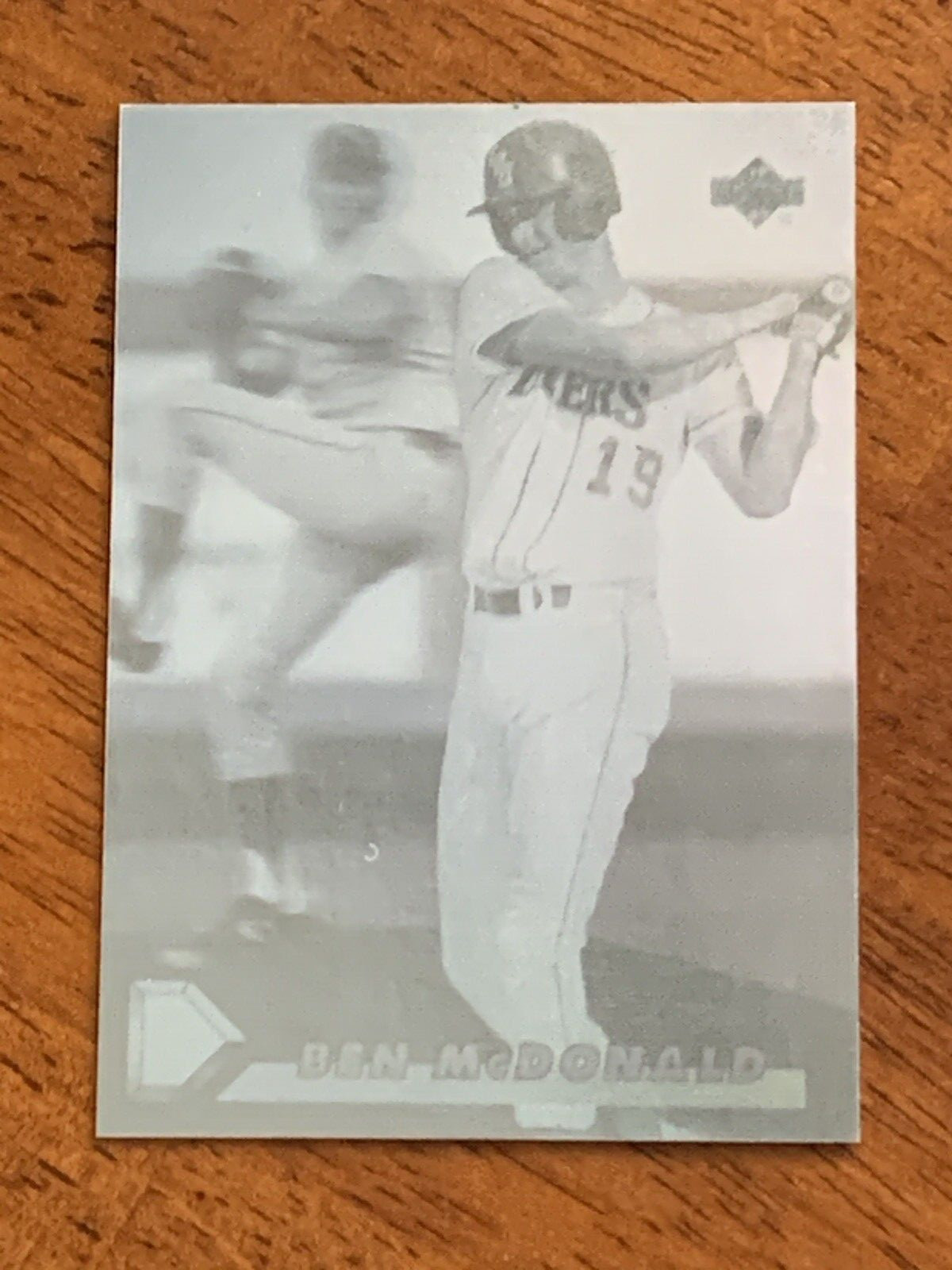 1992 Upper Deck #CP3- Ben McDonald, Balt. Orioles - College POY Hologram - NmMt