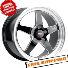 Weld Performance S155 Ventura Drag Wheel 17x5 (-21, 5x114.3) Black Single Rim