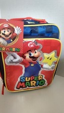 Super Mario Bros. Kids Rectangular Lunch Bag Tote NWT