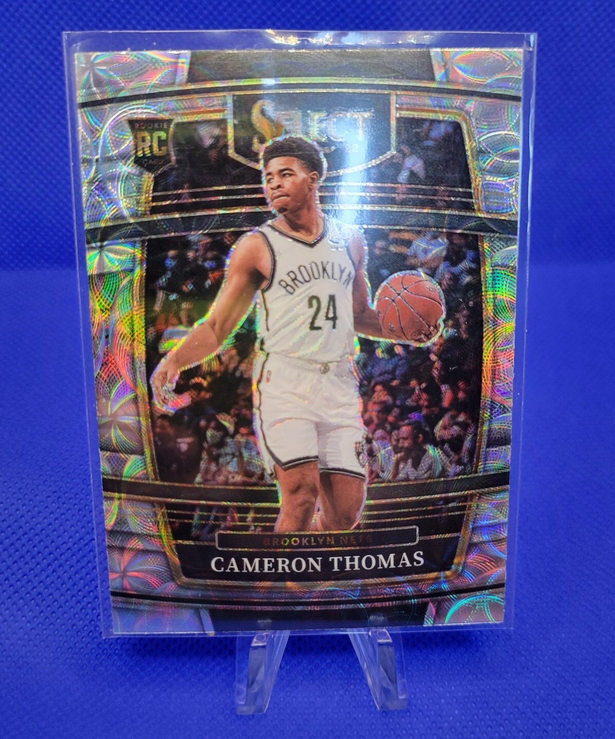 Cameron Thomas 2021-22 Panini Select Concourse Scope Prizm Rookie RC #21 WP55