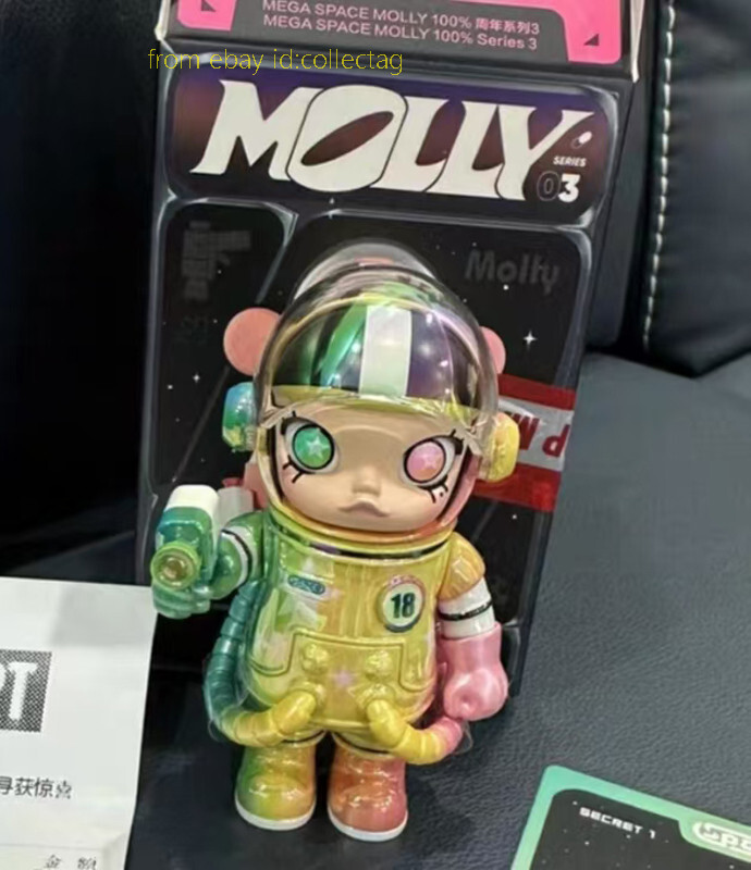 Popmart Mega Space Molly 100% Starry Hidden Items Action
