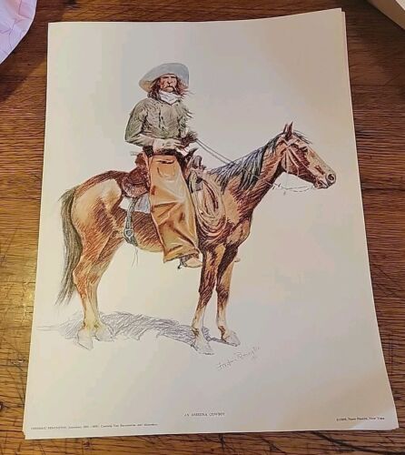 Collectible Frederic Remington Original Folio Buckskins 8 Prints Cowboys Indians - Picture 6 of 15