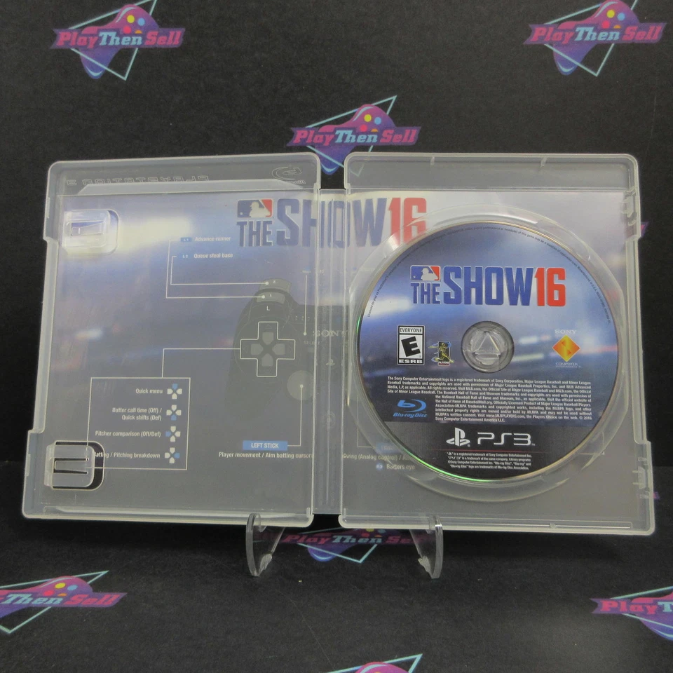Reacondicionado MLB 16 The Show PS3 PlayStation 3 Completo - 1 año de garantía en muy buen estado Foto 3 de 4