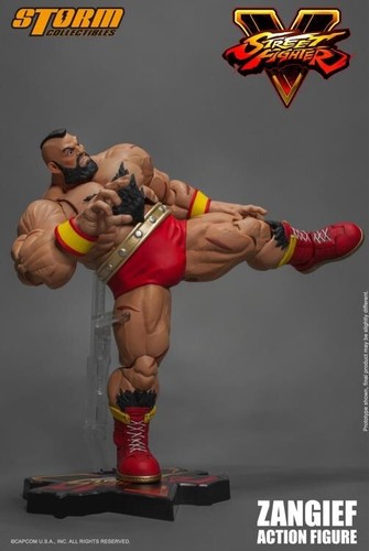Figura roja Storm Collectibles STREET FIGHTER V ZANGIEF SELLADA buen estado - Imagen 21 de 24