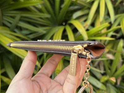 Michael Kors Jet set Travel SM Coin Pouch ID Key Holder Wallet MK