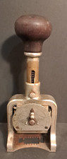 Bates Numbering Machine 6-Wheel Style 36588 sold AS IS