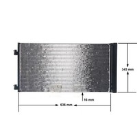 Mahle AC 751 000S Kondensator, Klimaanlage