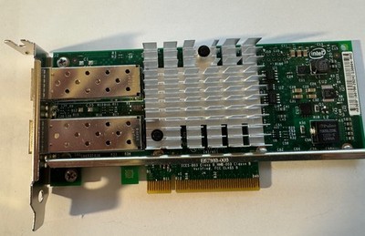 Intel X520-DA2 Dual Port 10Gb SFP+ PCIe Network Card   Dell OEM 0FTKMT