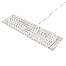 OEM Apple A1243 EMC 2171 USB Wired Standard Keyboard with Numeric Keypad - White