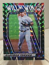 2021 Panini Mosaic Baseball Gleyber Torres Will To Win Green Mosaic Prizm Yankee