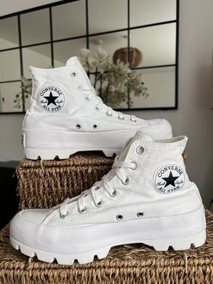 Converse All Star Lugged Sneaker Plateau HI TOP Shunky Sneaker UK 6