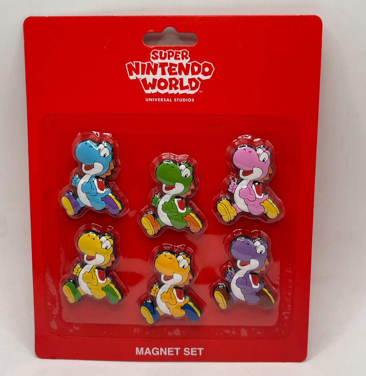 Universal Epic Universe Nintendo World Multi Yoshi Rainbow Magnet