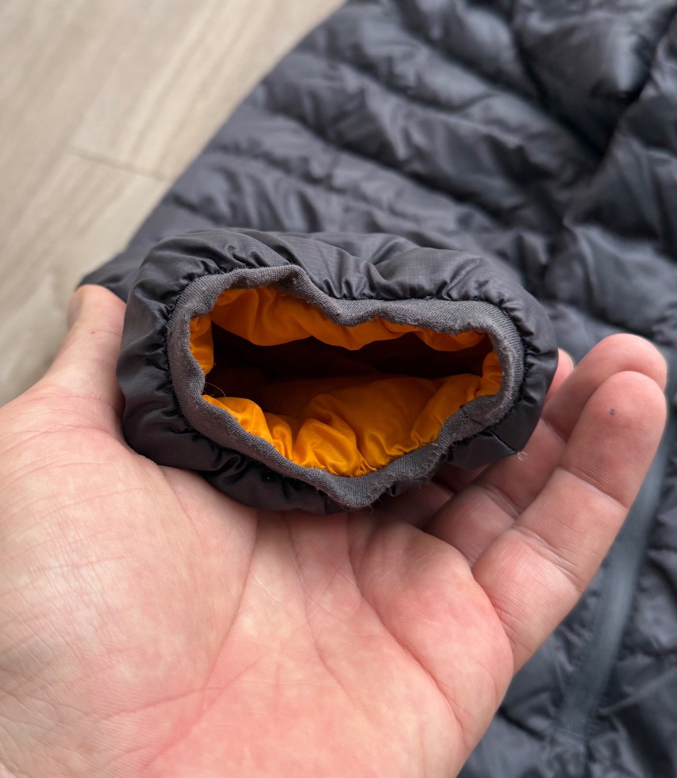 Rab Pertex Microlight Down Dark Gray Jacket Puffe… - image 3