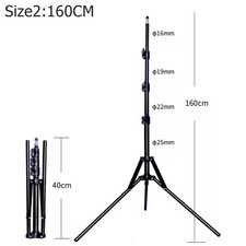 78'' Light Stand for Photography Aluminum Alloy Foldable Portable Photographic L