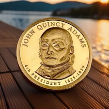 2008 -S John Quincy Adams Presidential Proof Dollar Gem Deep Cameo US Coin UNC
