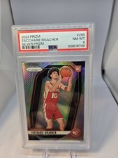 2024-25 Panini Prizm -#265 Zaccharie Risacher Silver Prizm (RC) Atlanta Hawks 