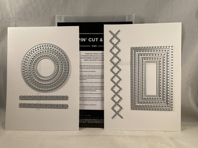 EVERYDAY DETAILS Dies Stampin Up Rectangle And Circle Frames 2602