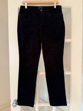 Talbots Black Five-Pocket Straight Corduroy Women's Pants Size 8p