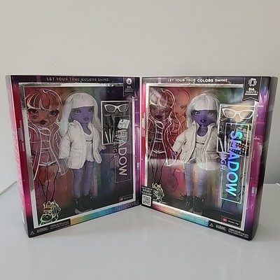 TWO Rainbow High Shadow High Dia Mante- Purple Fashion Doll - NEW 2023