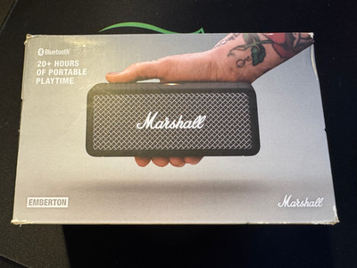 Marshall Emberton Bluetooth Lautsprecher - Schwarz