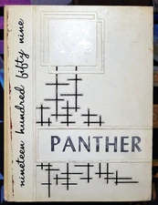 1959 BENTON HIGH SCHOOL Yearbook Annual Arkansas Panther