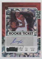 2021-22 Panini Contenders Game Ticket Green Ice Isaiah Todd #160 Auto 05k6
