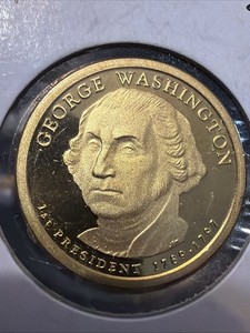 2007 S George Washington Presidential Proof Dollar