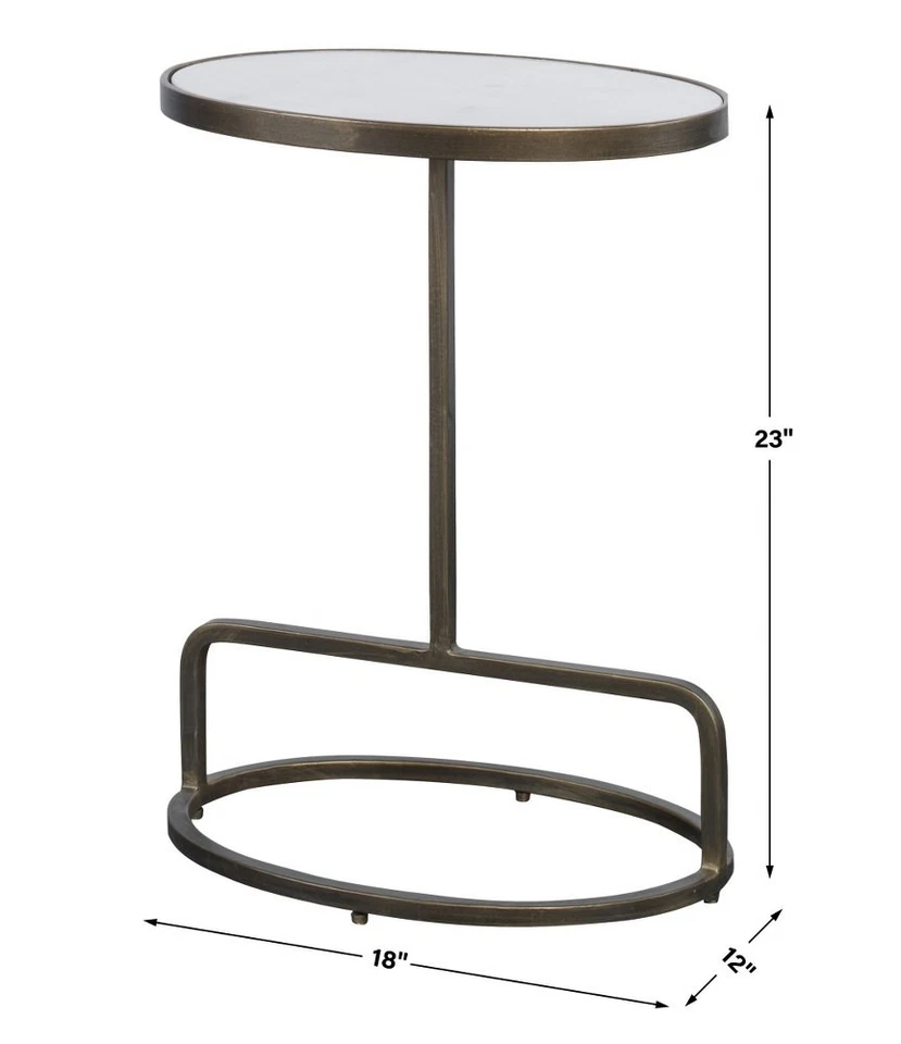 Jessenia - 23 Inch Accent Table Uttermost 25135 - Image 3 of 3